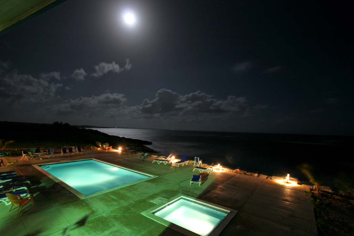 Winter Haven Pool at Night